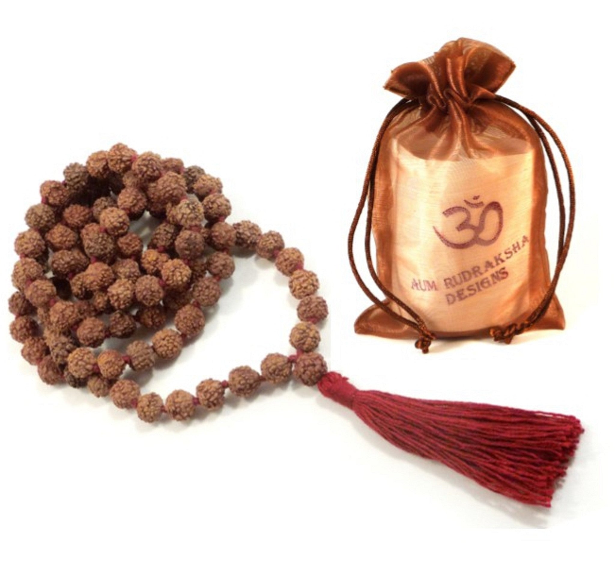 Natural Rudraksha & Citrine Goodluck Charm Bracelet – Aum Chakra
